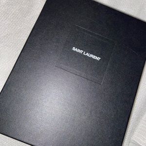 Brand new saint laurent monogram chain wallet
